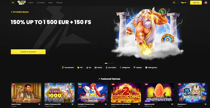 Blitz-bet – Casino Sin Licencia con Juegos Crash Aviator y Spaceman