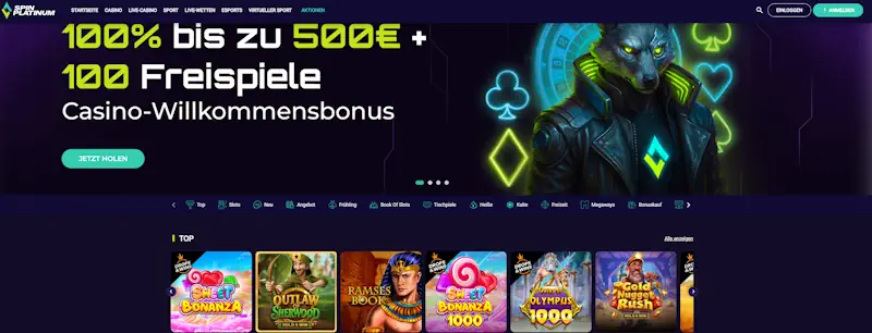 Spin Platinum – Casino Sin Licencia Española con App Móvil