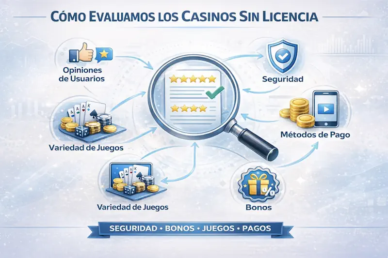 Cómo Evaluamos los Casinos Sin Licencia: Metodología de Prueba